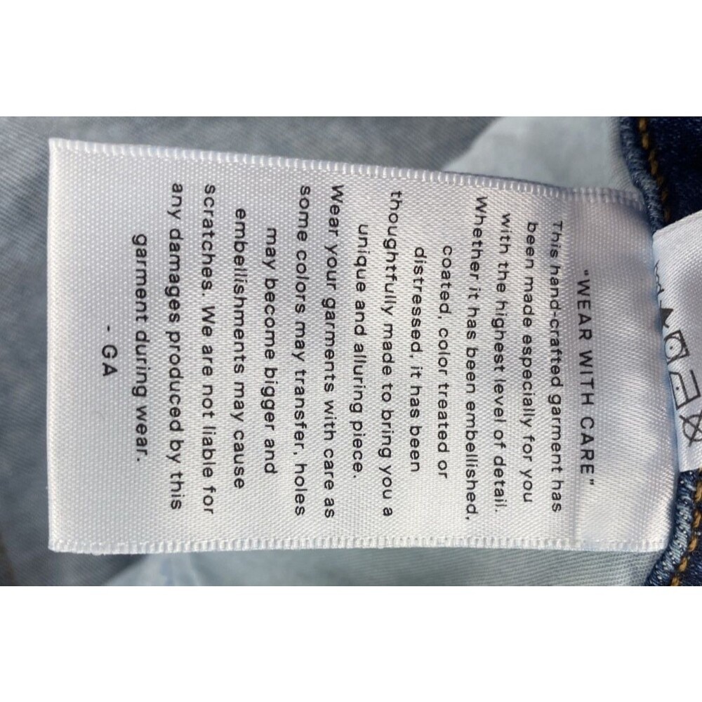 Good American Good Legs Skinny Jeans Women’s Blue GLDV873T W36 L26 Size 15 - Picture 9 of 11